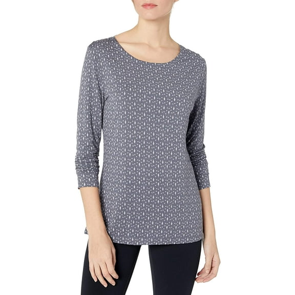 Sesoire Womens Soft Knit Printed Sleep Top Size Small