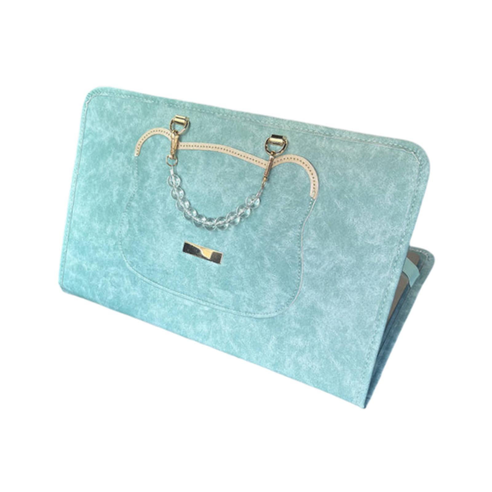 Laptop Bag Storage Sleeve Flip Case Waterproof PU Leather Compact Fits 13 Inch Laptops for Business Travel