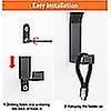 thumbnail image 4 of (Negro) 8 ganchos para abrigos, perchero de pared (¡tornillos invisibles!), gancho moderno para chaquetas, abrigos, ropa, bufandas, bolsos y más, 4 of 4