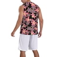 thumbnail image 2 of Sikiie Lilies Flowers Basketball Jersey Reversible Men's Mesh Athletic Sports Shirts Training Practice S-4XLSmall, 2 of 6