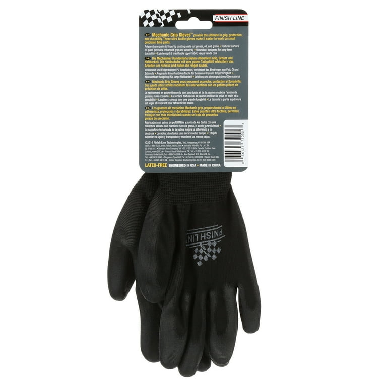 Finish Line Bike Mechanic s Grip Gloves SM MD