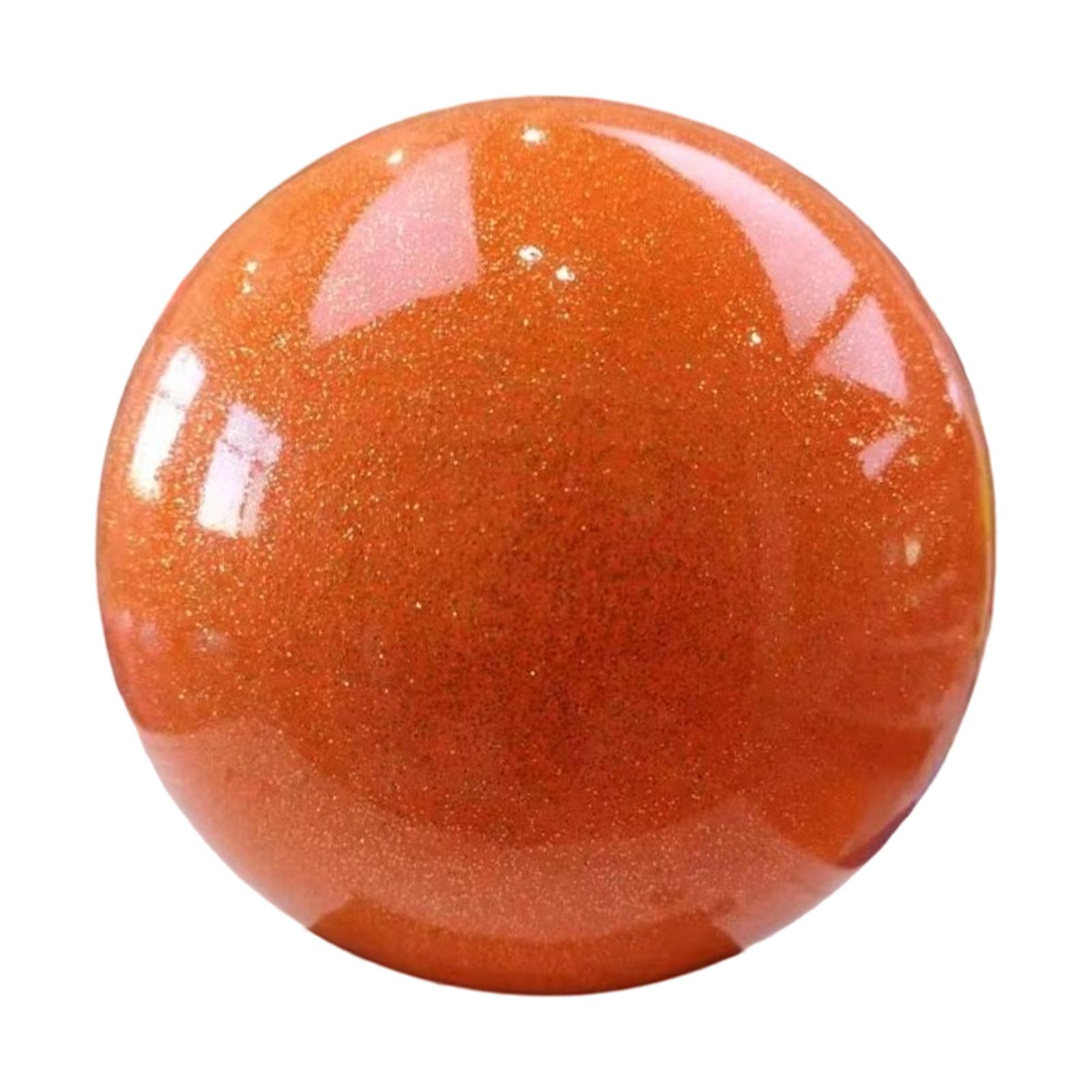 DimyFew Rhythmic Exercise Ball, Portable 7.09-inch Ball, Training Device for Gymnastics, orange