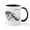 White/Black Inside, variant on CafePress - Leopard Gecko Mug - 11 oz Ceramic Mug - Novelty Coffee Tea Cup