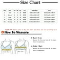 thumbnail image 2 of Bigersell Balconette Bras for Women Deals Padded Bras for Women No Underwire Bra Style B5098 V-Neck Padded Bras Hook and Eye Bra Closure Big & Tall Size Supportive Sports Bras for Women Red M, 2 of 4