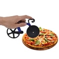 thumbnail image 2 of Cortador de pizza de acero inoxidable, rueda de cortador de pizza de bicicleta Cortador de pizza de bicicleta Cortador de pizza de rueda Probado y confiable, 2 of 8