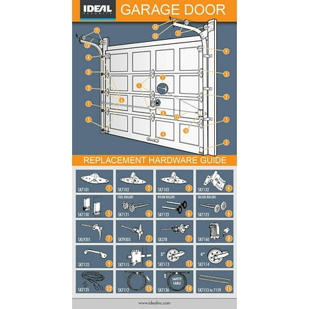 Ideal Security Inc Sk7136 Garage Door, Ideal Garage Door Hardware