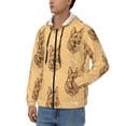 thumbnail image 3 of Kdxio German Shepherd Dog Print Men Hoodies Casual Hoodies for Men with Zip Pockets Full Zip Long Sleeve Sweatshirt Sports Hooded Jacket-, 3 of 5