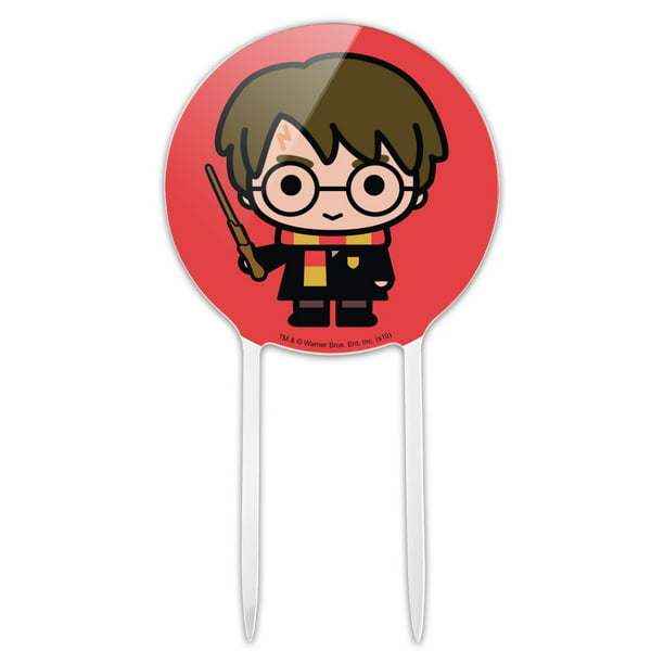 Acrylic Harry Potter Cute Chibi Character Cake Topper Party Decoration for  Wedding Anniversary Birthday Graduation 