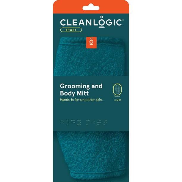 Cleanlogic Sport Exfoliating Body Scrubber, Body Exfoliator Mitt for