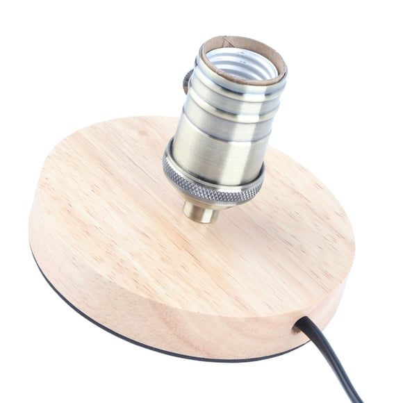 US Plug 110-240V, Lamp Holder Round Base Lamp Base Long Lasting for Study Room for Living Room for Bedroom