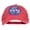 Red, variant on Lunar Landing NASA Patched Washed Cap - Navy OSFM