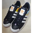 thumbnail image 4 of Ad-id-as Men's Navy Blue/White Half Shell Low Cities New York Sneakers Size 8.5, 4 of 6