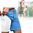 thumbnail image 4 of Short Gym Con Licra Deportiva 2 En 1 Bolsa Celular Moda, 4 of 7