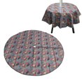 thumbnail image 1 of Camping Tablecloth, 150cm Outdoor Waterproof Round Tablecloth Oxford Cloth  For Gatherings For Backyard, 1 of 8