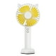 thumbnail image 1 of USB recargable pequeño ventilador portátil Dispositivo de enfriamiento ajustable silencioso con trabajo LED Estudio Oficina de la oficina Camping Regalo blanco Inevent HA060745-01B, 1 of 7