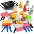 thumbnail image 1 of Set Play-Act de juguete para barbacoa Play-Act, 27 unidades, para niños con comida para jugar, 1 of 7