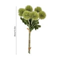 thumbnail image 3 of Nrmrqz Artificial Dandelions Flowers | Lifelike Faux Dandelions Bouquet | Set of 6 | Realistic Simulation Plastic Plant Stems | Home Office Wedding Party Indoor Decor | 15.35in | White Yellow Green, 3 of 6