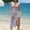 Purple, variant on Ovbmpzd Women Party Dress Midi Black Sleeveless Wedding Guest Dress Knee Length Dresses Long Dresses for Women Formal L