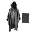 thumbnail image 5 of COOPHYA 1Pcs Waterproof Hoodie for Adults Hoodie Design Black PVC Durable, 5 of 8