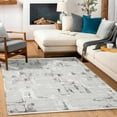 thumbnail image 4 of Grey Abstract Area Rugs for Living Room Washable Rugs Boho Moroccan Area Rug Soft Neutral Geometric Bohemian Carpet Distressed Indoor Rug for Bedroom Dining Room Office Foldable Nonslip Rug, 4 of 9