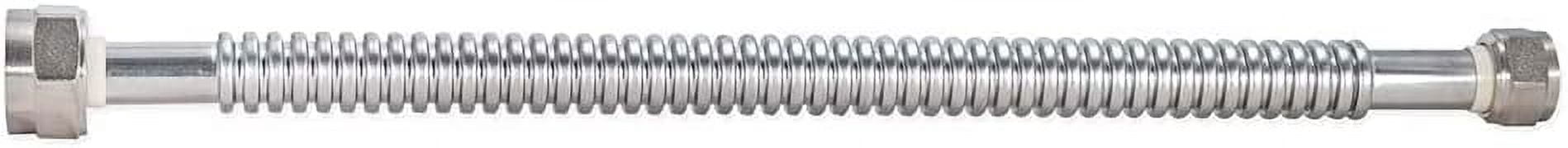Eastman 0437524 Corrugated Stainless Steel Water Heater Connector, 3/4 inch FIP x 1 inch FIP, 24 inch