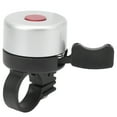 thumbnail image 3 of Bike Bell, Classic Bike Bell  Labor Saving Spring Paddle Portable Clear Sound  for Ourdoor Riding Black,Silver, 3 of 8