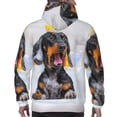 thumbnail image 7 of Salouo Puppy Sits In Bathtub Pattern Men's Fall Hoodie Sweatshirt,Sport Hoodie with Pockets for Men Pullover Casual Hooded Sweatshirt-XX-Large, 7 of 7