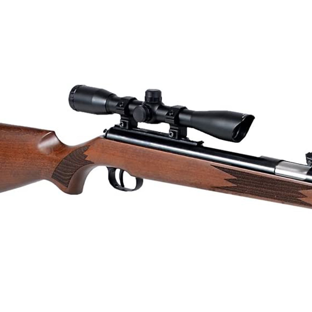 UTG 4X32 1" Hunter Scope, Mil-dot, Airgun Rings, Adj@35 Yds , Black