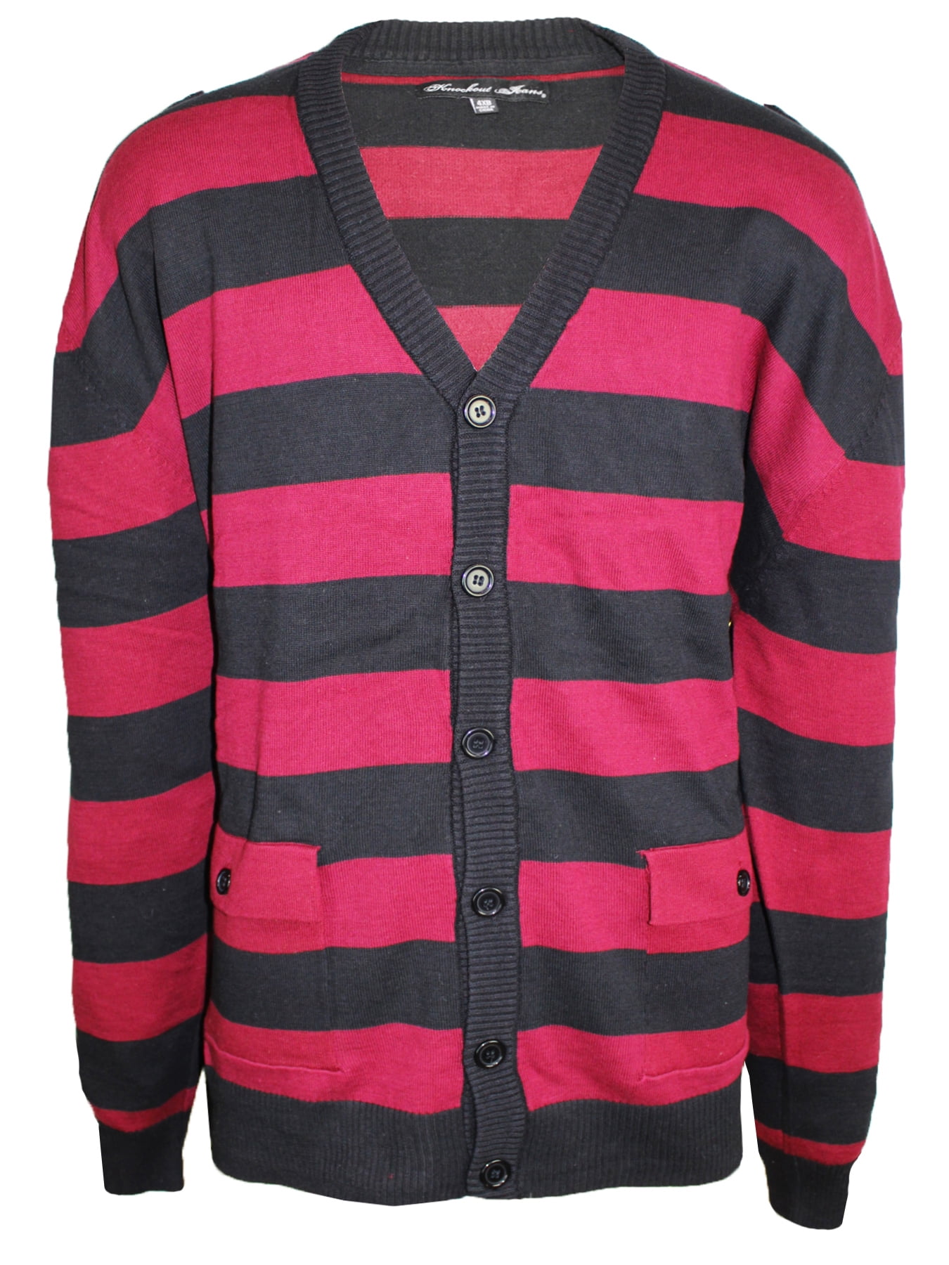 Striped Cardigan Sweater 