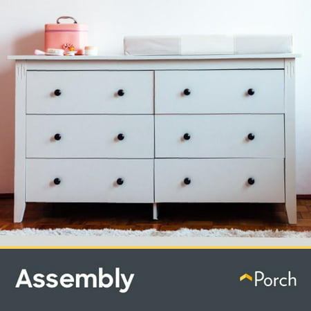 Changing Table Assembly by Porch Home Services (Best Height For Changing Table)