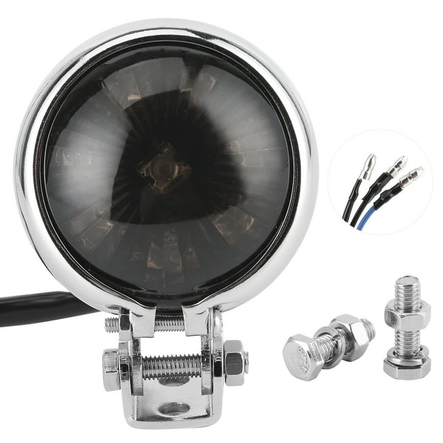 Luz trasera LED, lámpara trasera de freno con varilla de tornillo de fijación de montaje Universal para motocicleta de 12V