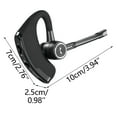 thumbnail image 3 of Truly Wireless in-Ear Bluetooth Earbud Headphones with up to 22-Hour Battery, Multipoint-Connection, Mic and IPX4 Water Resistance - Black, 3 of 9