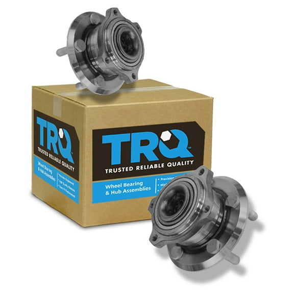 TRQ Wheel Hub & Bearing Left & Right Pair for Charger Magnum 300C AWD 4WD BHA53625 Fits select: 2005-2006 CHRYSLER 300C, 2006-2018 DODGE CHARGER