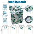 thumbnail image 6 of Green Monstera Leaves Table Runner 70 Inches, Tropical Blue Palm Leaf Botanical Summer Bed Runner Dresser Scarves Tabletop for Indoor Outdoor Parties/Ceremony/Banquet, 13" x 70", 6 of 9