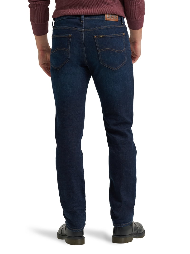 Lee® Men's Slim Straight Denim Jeans with Stretch - Walmart.com