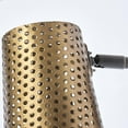 thumbnail image 4 of Mercana Wesley I 11x10.2 Gold Toned Perforated Metal Cone Wall Sconce, 4 of 5