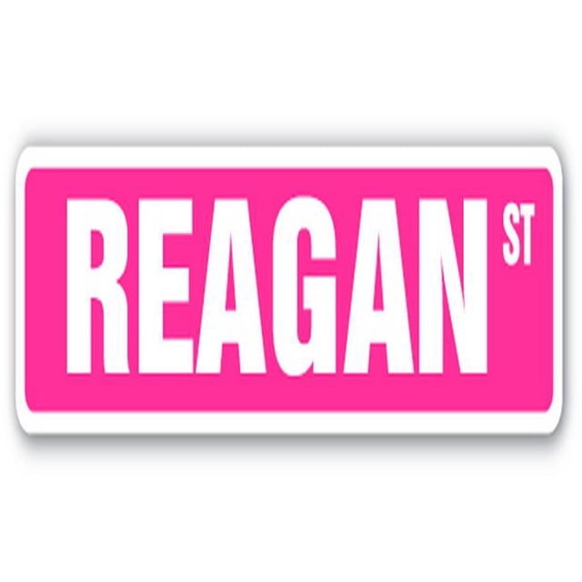 SignMission Reagan SS-624- 24 Po Reagan Rue Signe de la Chambre d'Enfant