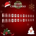 thumbnail image 3 of Yoyauz 24 PCS Christmas Fake Nails Shining Red Bow Design Short Fake Nails, Christmas Colored Nails Used for DIY Nail Decoration in Winter, 3 of 8