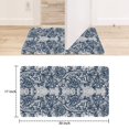 thumbnail image 6 of Bohemian Vintage Blue Flowers Door Mat Welcome Door Mat for Front Door, Home Entrance, Yard, Floor, Patio, Non Slip Spring Summer Welcome Mat Indoor Outdoor Doormat 0"*", 6 of 6