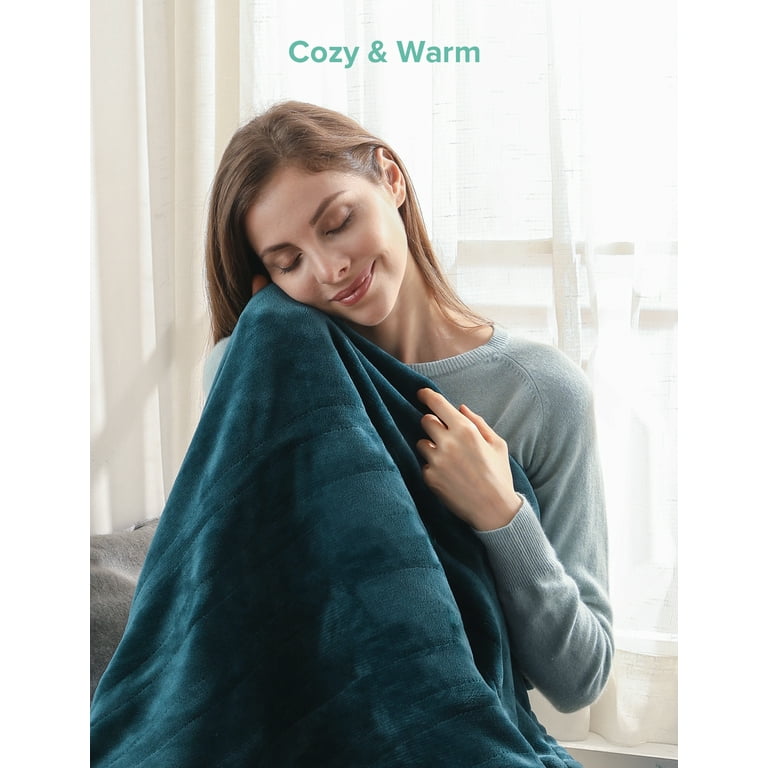 【50 x 60】Evajoy Heated Blanket Electric Blanket, Electric Full Size Throw  Blanket