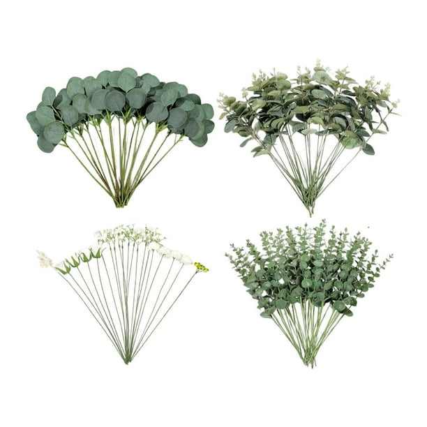 Ramas De Pino Artificial Para Navidad - 30 Unidades, Color Verde, Ideales Para Coronas, Centros De Mesa Y Manualidades