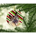thumbnail image 2 of Carolines Treasures LH9263-CO1 Norwegian Elkhound Candy Cane Holiday Christmas Ceramic Ornament 3 in multicolor, 2 of 3