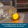 thumbnail image 4 of Fisher-Price Beary Soothing Portable Baby Infant Sound Machine with Customizable Timer, Brown, 4 of 7