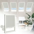 thumbnail image 2 of MiLin Skylight Blinds and Cordless Cellular Shades for Roof Inclined Plane Room Windows (Light Filtering Gray, 57" W X 72" H), 2 of 9