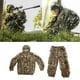 thumbnail image 3 of Trajes Ghillie duraderos, traje Ghille con hojas en 3D para jóvenes, adultos, hombres, mujeres, con capucha, , , camuflaje, trajes Gi Macarena Trajes Ghillie de camuflaje, 3 of 8