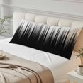 thumbnail image 4 of Black White Body Pillow Covers 20"x54", Modern Geometric Abstract Gradient Striped Soft Brushed Microfiber Breathable Throw Pillow Covers, Decorative Pillowcase with Zipper for Couch Sofa Bedroom, 4 of 9