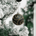 thumbnail image 3 of 100pzs Esferas  Belug Navideñas Fiesta Adornos Para Arbol Navideñas Negro Dorado, 3 of 5