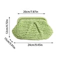 thumbnail image 2 of Women's Elegant Woven Shoulder Bag Fashionable Casual Handbag for Daily Use Lightweight Durable Design Accessory, 2 of 5
