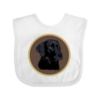 Inktastic Black Lab Dog Labrador Retriever Boys or Girls Baby Bib