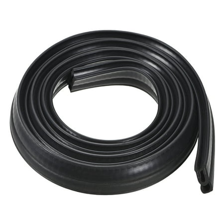 

Fits 1-2mm Edge 2M Length 0.7 Height Trim Seal with Top Bulb EPDM Rubber Seal